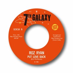 Roz Ryan Put Love Back 7th Galaxy Records unissued 1980 soul stepper