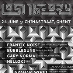 Live @ Lost Theory party -- Chinastraat, Ghent -- June 2017