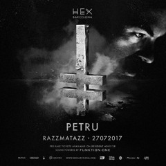 PETRU - HEX at Razzmatazz Barcelona Vinyl session