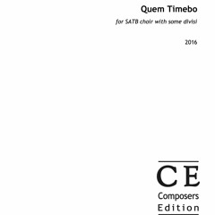 Quem Timebo - (from Vespers inspired by the medieval Old Hispanic Office)