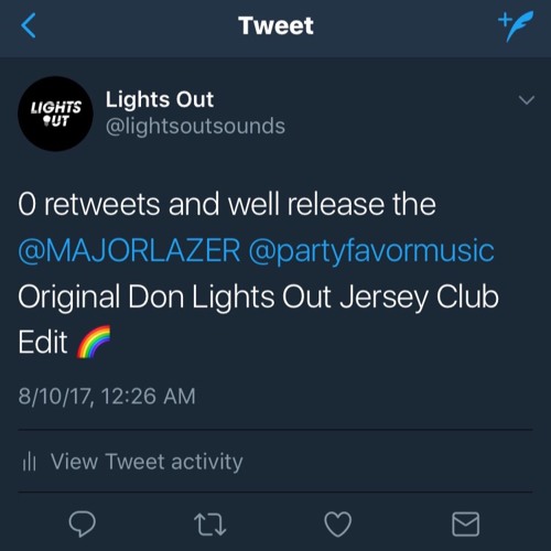 MAJOR LAZER x FLOSSTRADAMUS - ORIGINAL DON (PARTY FAVOR EDIT) [LIGHTS OUT JERSEY CLUB FLIP]
