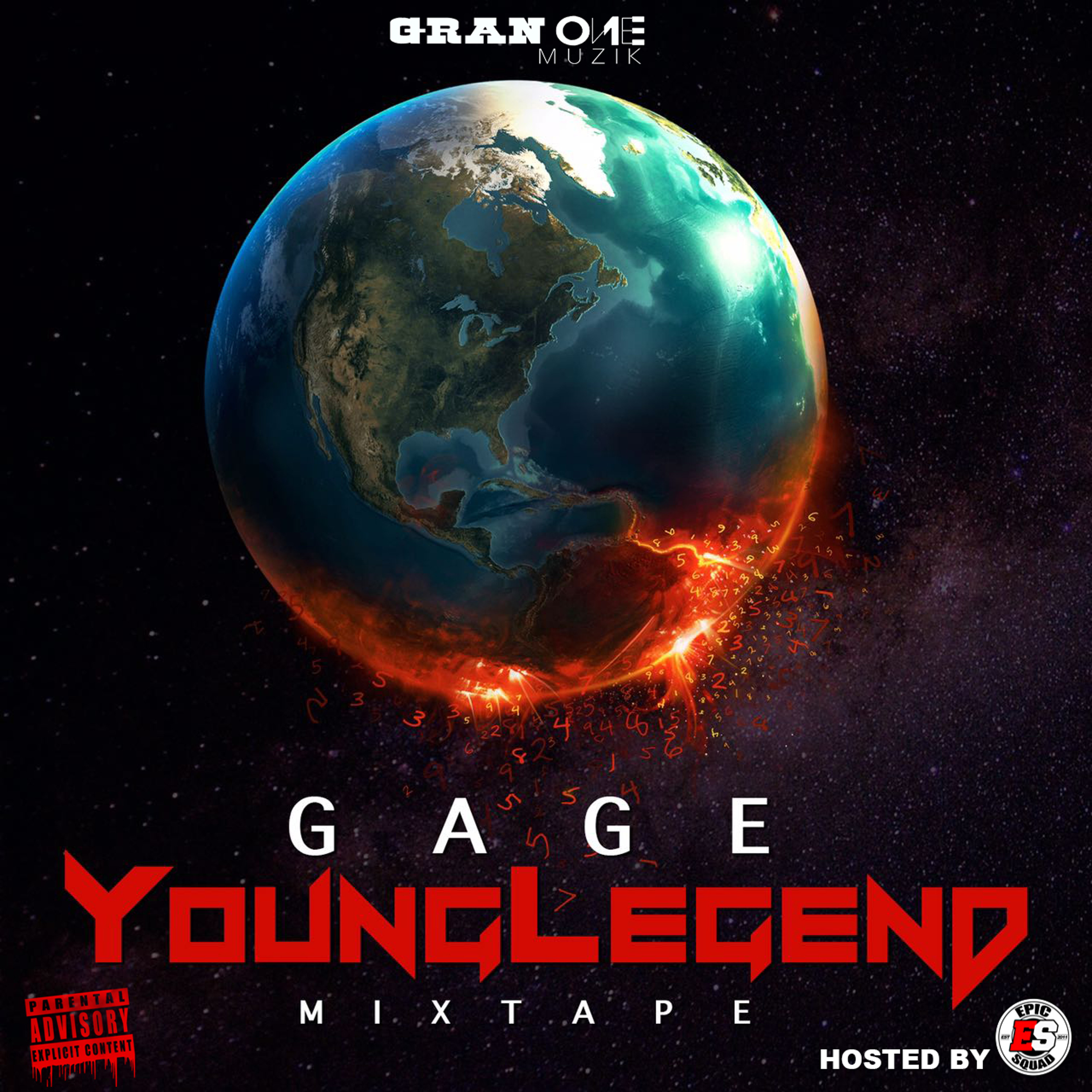 Gage - The Young Legend Mixtape - Hosted by Hotta Blaxx - July 2017