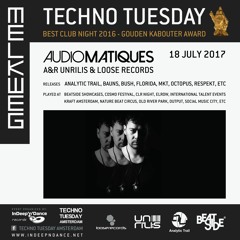 AUDIOMATIQUES @ TECHNO TUESDAY - MELKWEG (AMSTERDAM - NL) 18.07.2017 (FREE DOWNLOAD)