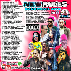 NEW RULES DanceHall mix 2017