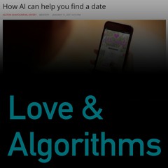 Episode 6 - Love and Algorithms