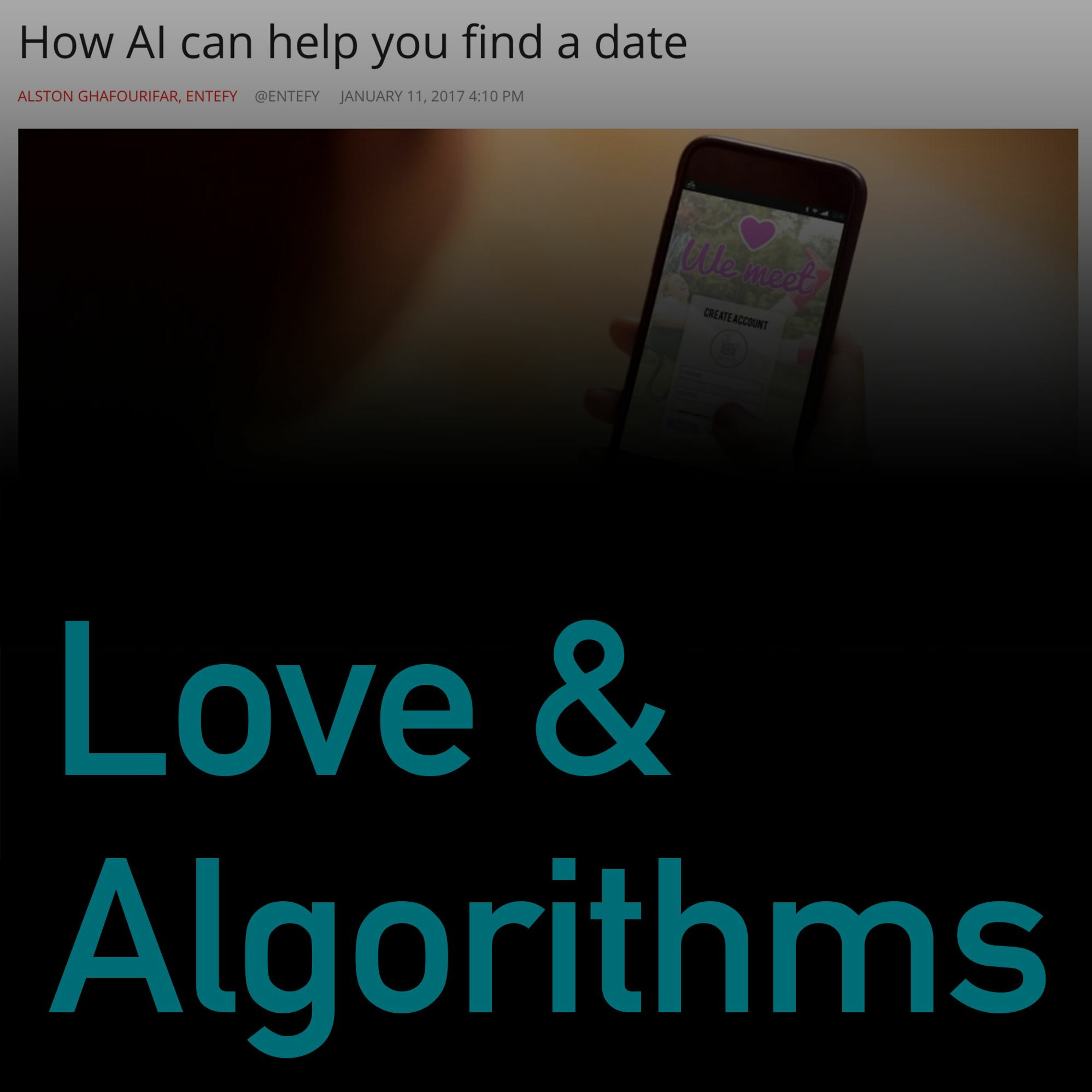 Episode 6 - Love and Algorithms episode artwork