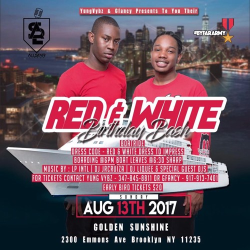 DJ LIQUEE X C-LIVE LIVE AUDIO RED&WHITE BOATRIDE 8/13/17