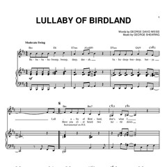 Lullaby of Birdland - Andrealzate Arrangement