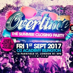 OVERTIME- THE CLOSING PARTY MIX CD MIXED BY BILLGATES & DJ SCYTHER