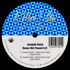 Joaquin Koen - Name Not Found
