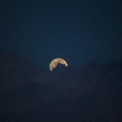 Behind Clouds - moonlight drawn by clouds [ free download ]