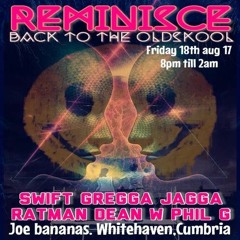 DJ Gregga@ Reminisce back to the oldskool @ Joe bananas, Whitehaven, Cumbria
