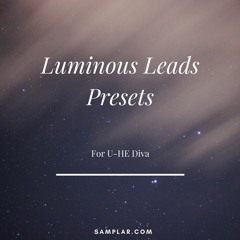 Luminous Lead Presets for U-HE Diva ( FREE Preset Pack )