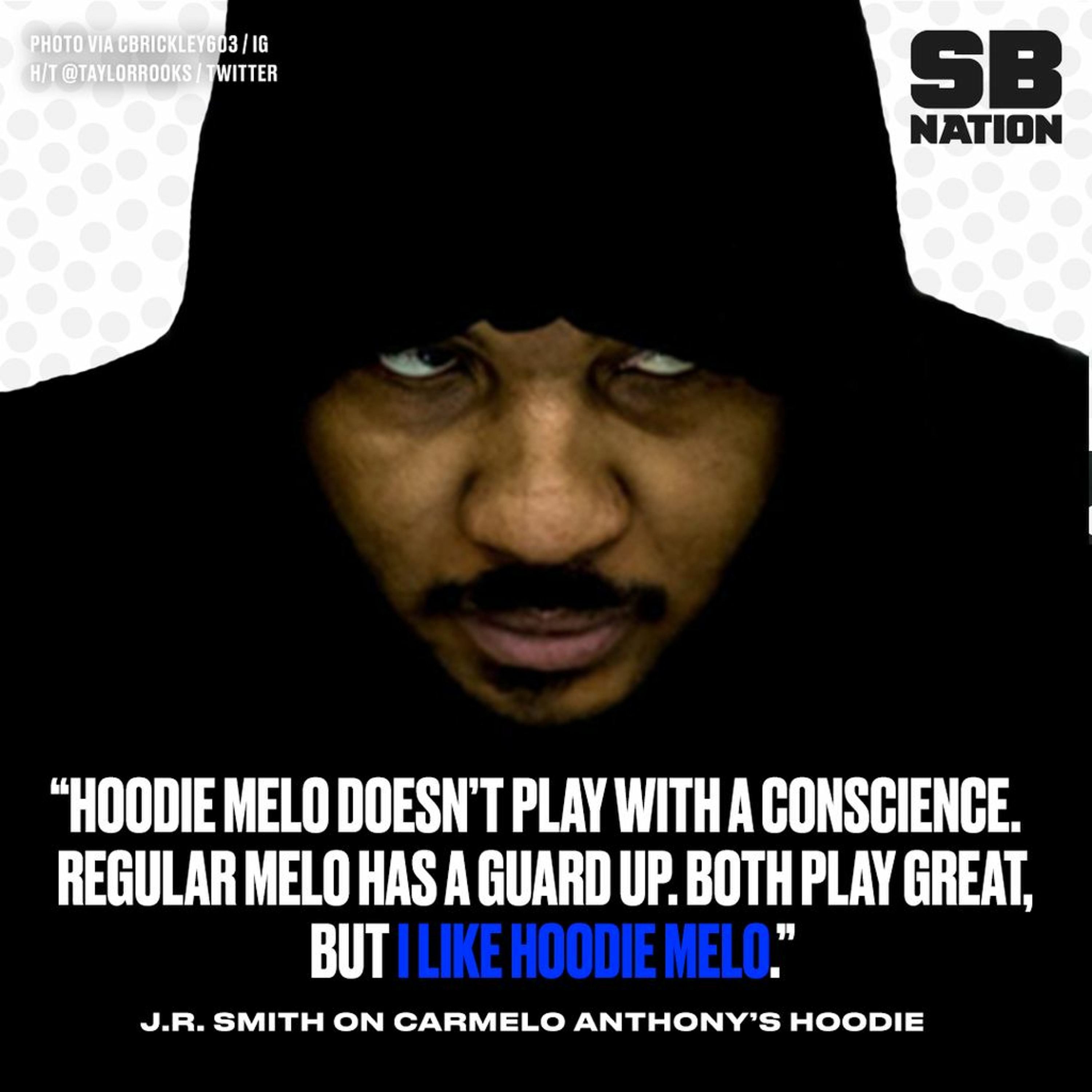 #TLRC | Hoodie Melo | Inspired by @carmeloanthony | @RealDealRaisi_K | #HoodieMelo episode artwork