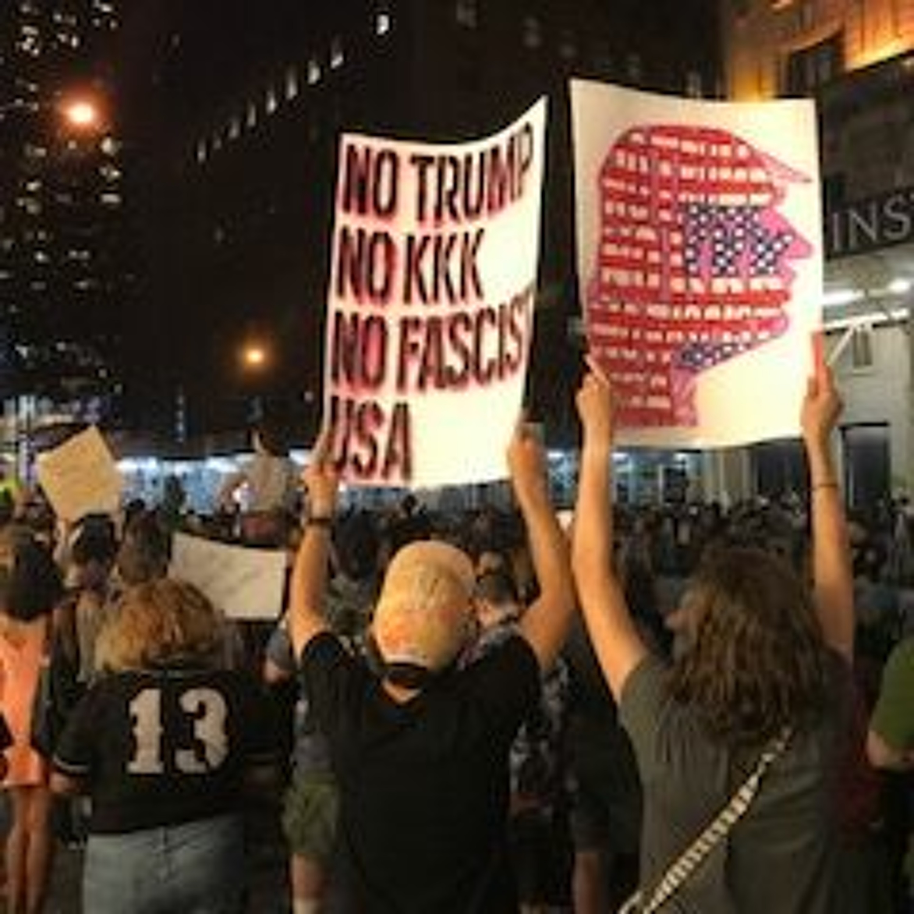 Talking With Trump Supporters Before Tuesday Night's Protest, featuring Jovi Val