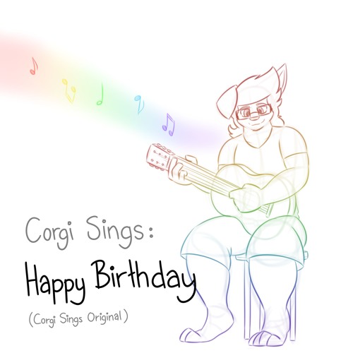 corgi singing happy birthday