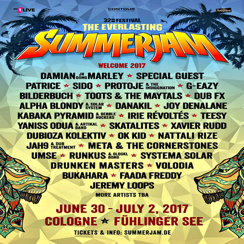 Damian Marley Live @ SummerJam Germany 2017