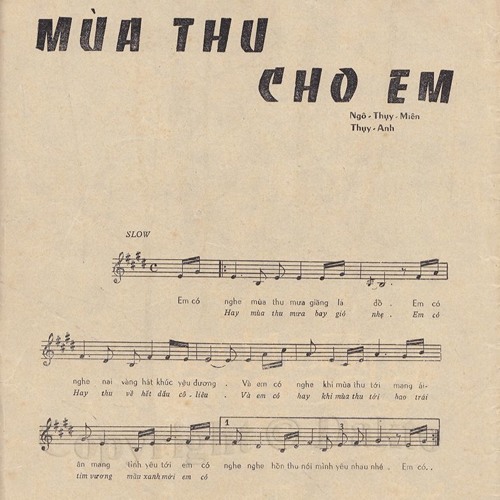 Mùa Thu Cho Em