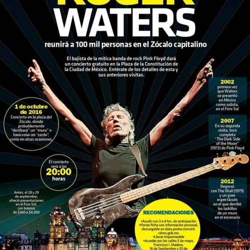 Stream Roger Waters - Pigs (Three Different Ones),Live from Zócalo Square -  Mexico City - October 1, 2016 by E.B | Listen online for free on SoundCloud