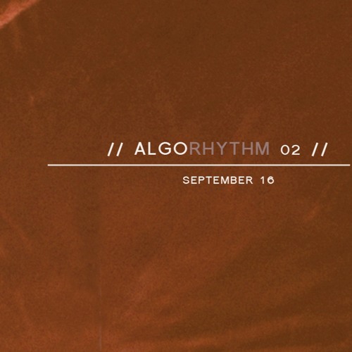 Tom Chapman Algorhythm 02 warm up Mix August 2017
