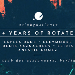 Cleymoore @ Club Der Visionaere (4 Years Of Rotate — 21/08/2017)