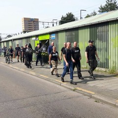 Extreem rechts demonstreert in Nijmegen-Dukenburg