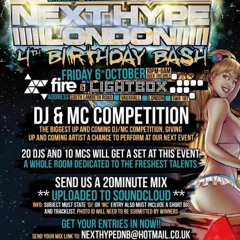 Next Hype 4th Birthday Bash Comp Entries