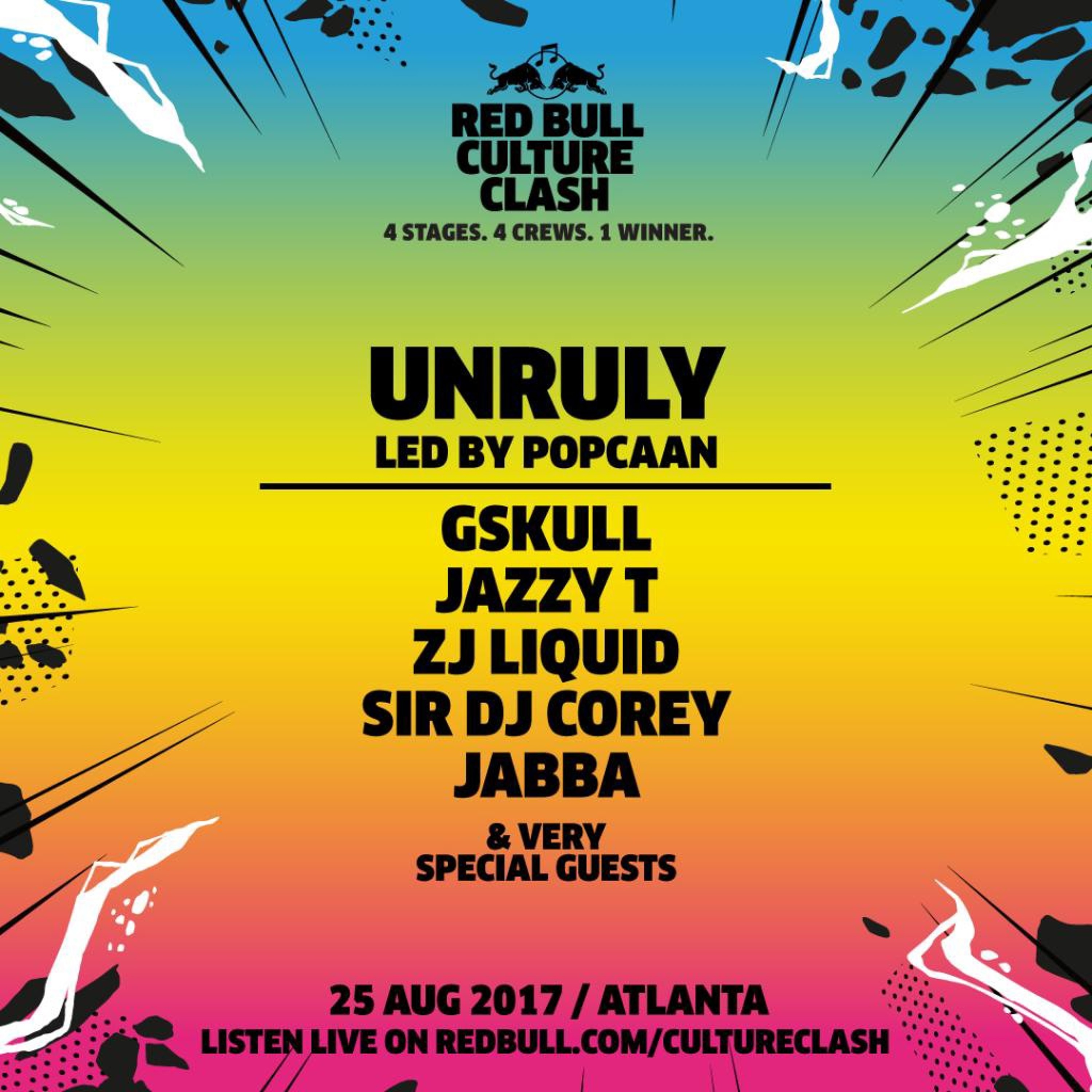 UNRULY SOUND rounds 1-4 @ RedBull Culture Clash ATL (August 2017) @popcaanmusic episode artwork