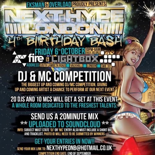 NEXT HYPE 4TH BIRTHDAY BASH DJ ANITE