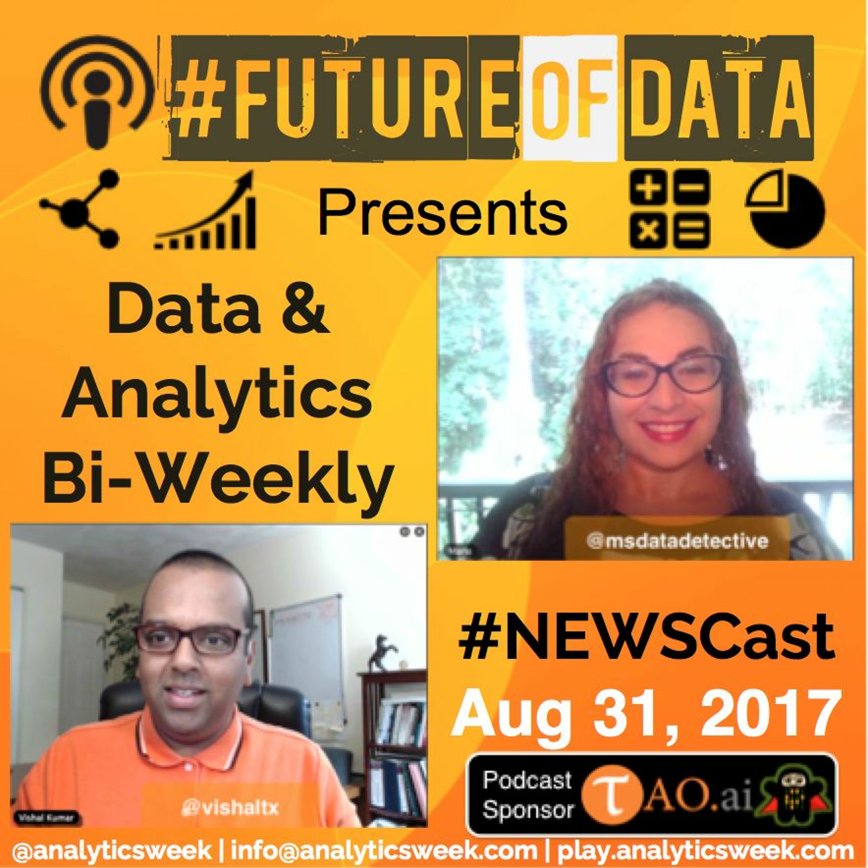 Data & Analytics Bi-Weekly Newsletter Cast Aug 31, 2017