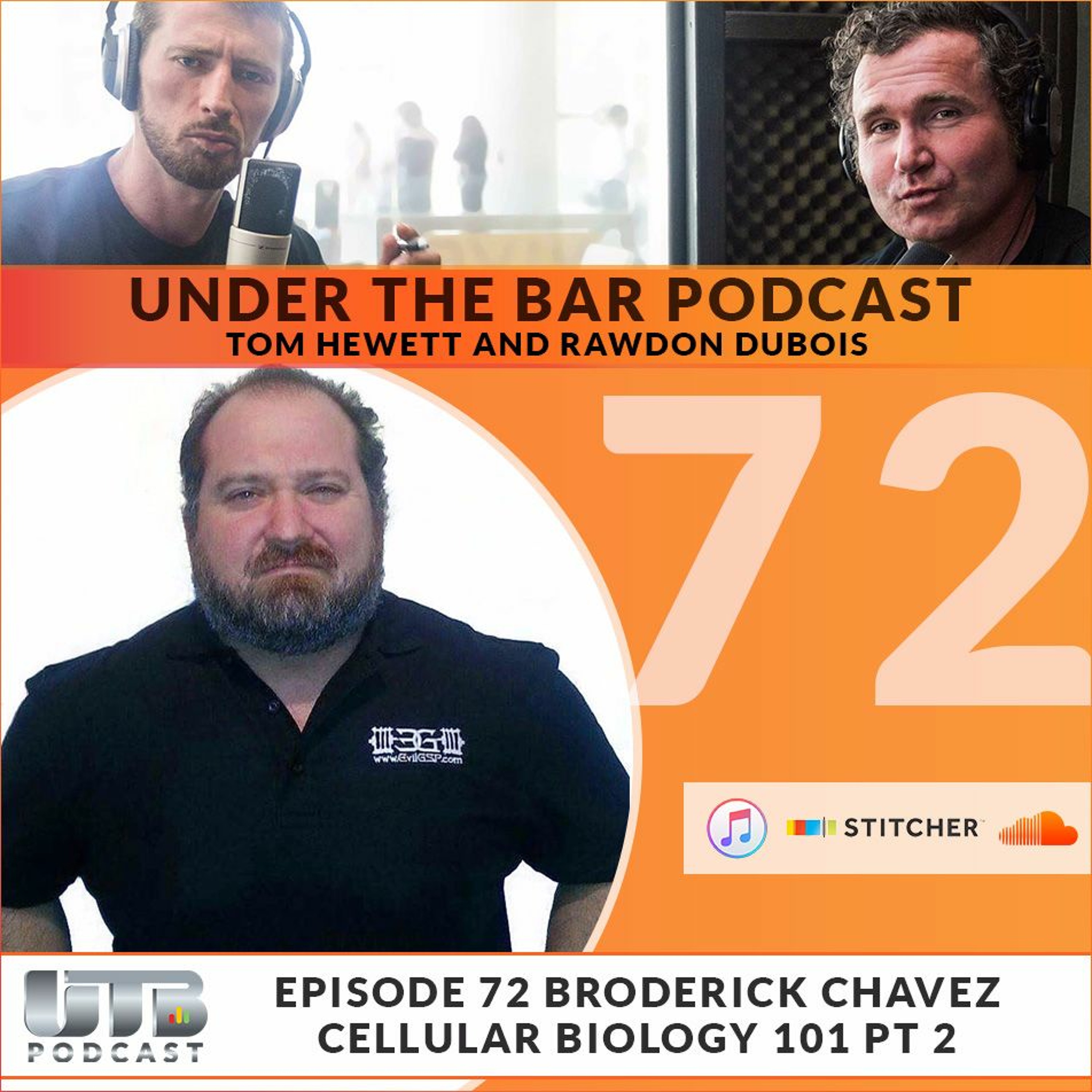 (WARNING EXPLICIT)The Evil Genius - Broderick Chavez on Ep. 72 of Under The Bar episode artwork