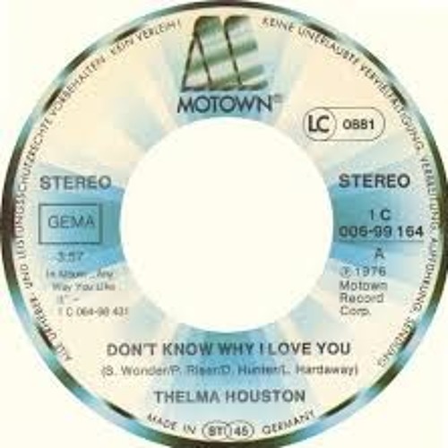Thelma Houston - Don't Know Why I Love You (Craig Mclintock Remix)