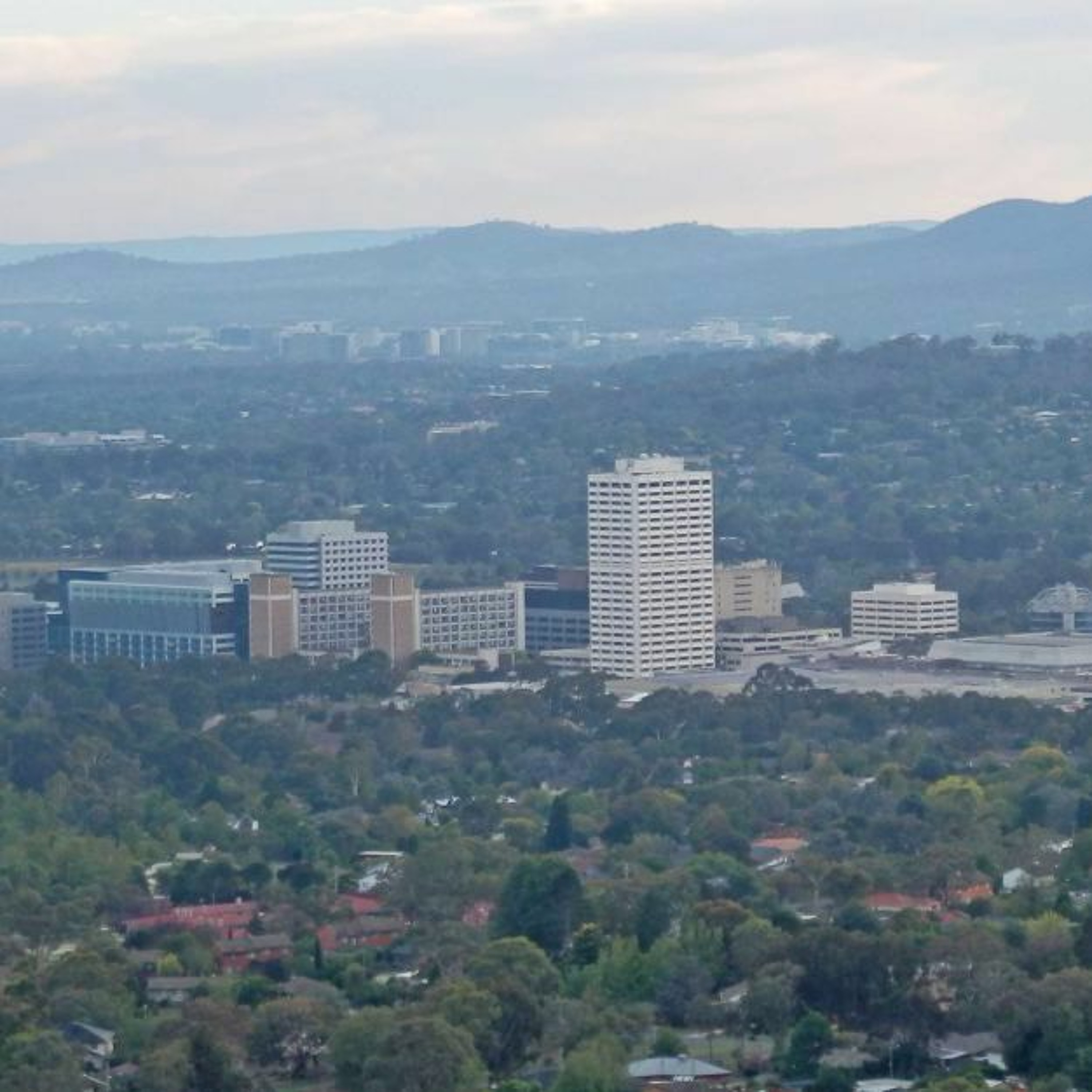 Why is the town centre of Woden named after an ancient god?
