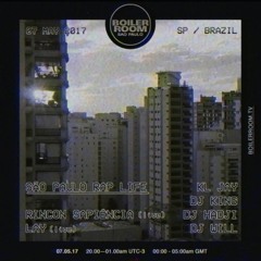 DJ KL JAY Boiler Room Sao Paulo DJ Set
