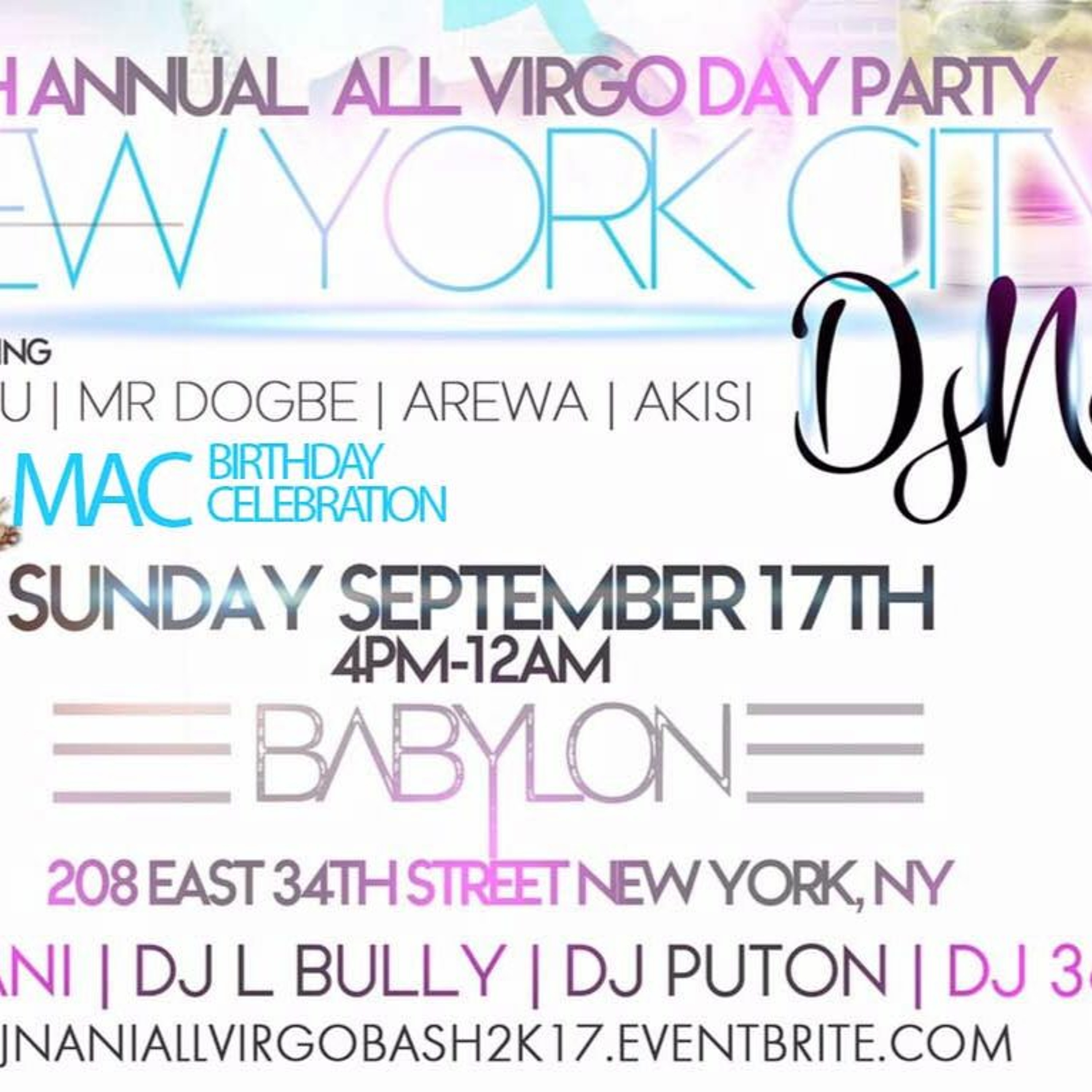 ALL VIRGO DAY PARTY MIXTAPE PT2 SUN SEP 17TH @ BABYLON episode artwork