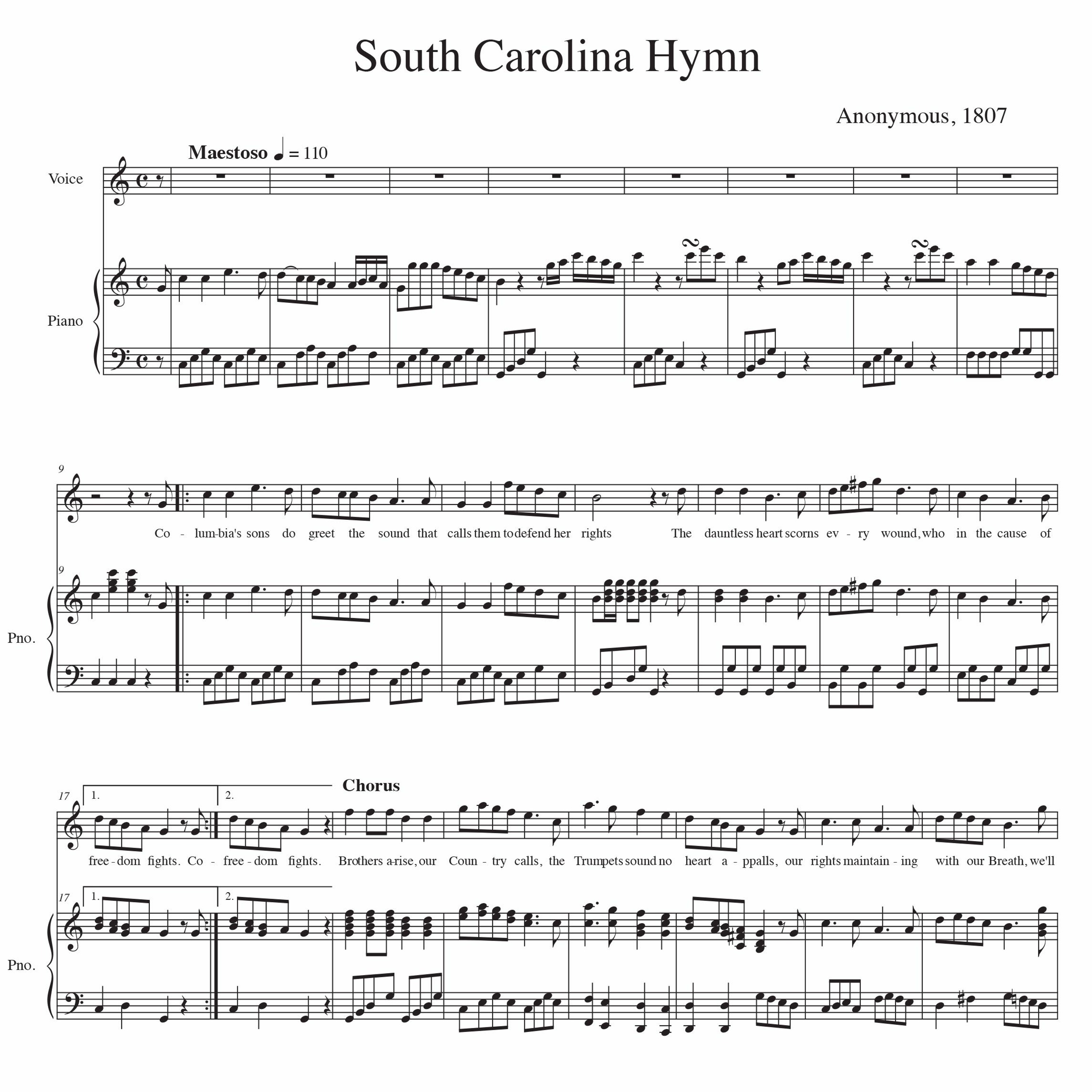 Episode 27: The “South Carolina Hymn” of 1807 - Charleston Time Machine