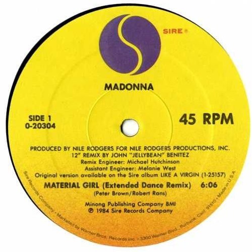 Madonna Material Girl Freddy Lucas Edit By Freddy Lucas