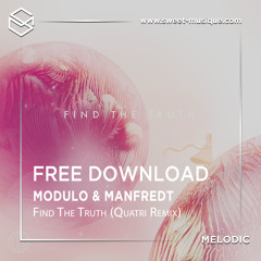 PREMIERE : Modulo & Manfredt - Find The Truth (Quatri 'Nyarai' Remix) [Nie Wieder Schlafen]