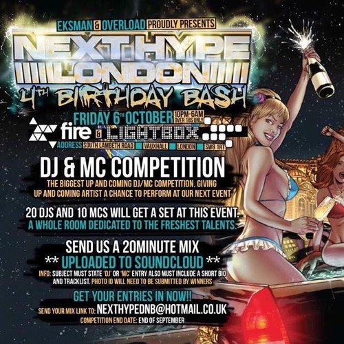 DJ INFORCE - NEXT HYPE 4TH BIRTHDAY ! WINNING ! Competition Entry