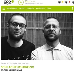 Schlachthofbronx Radio Mix for Ego FM 01.09.2017