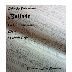 Ballade for flute and piano