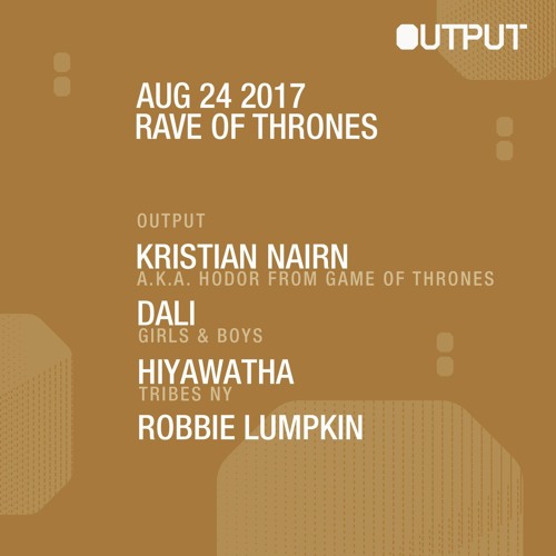 Robbie Lumpkin @OutputClub BK,NY - Opening set for Kristian Nairn A.K.A. Hodor