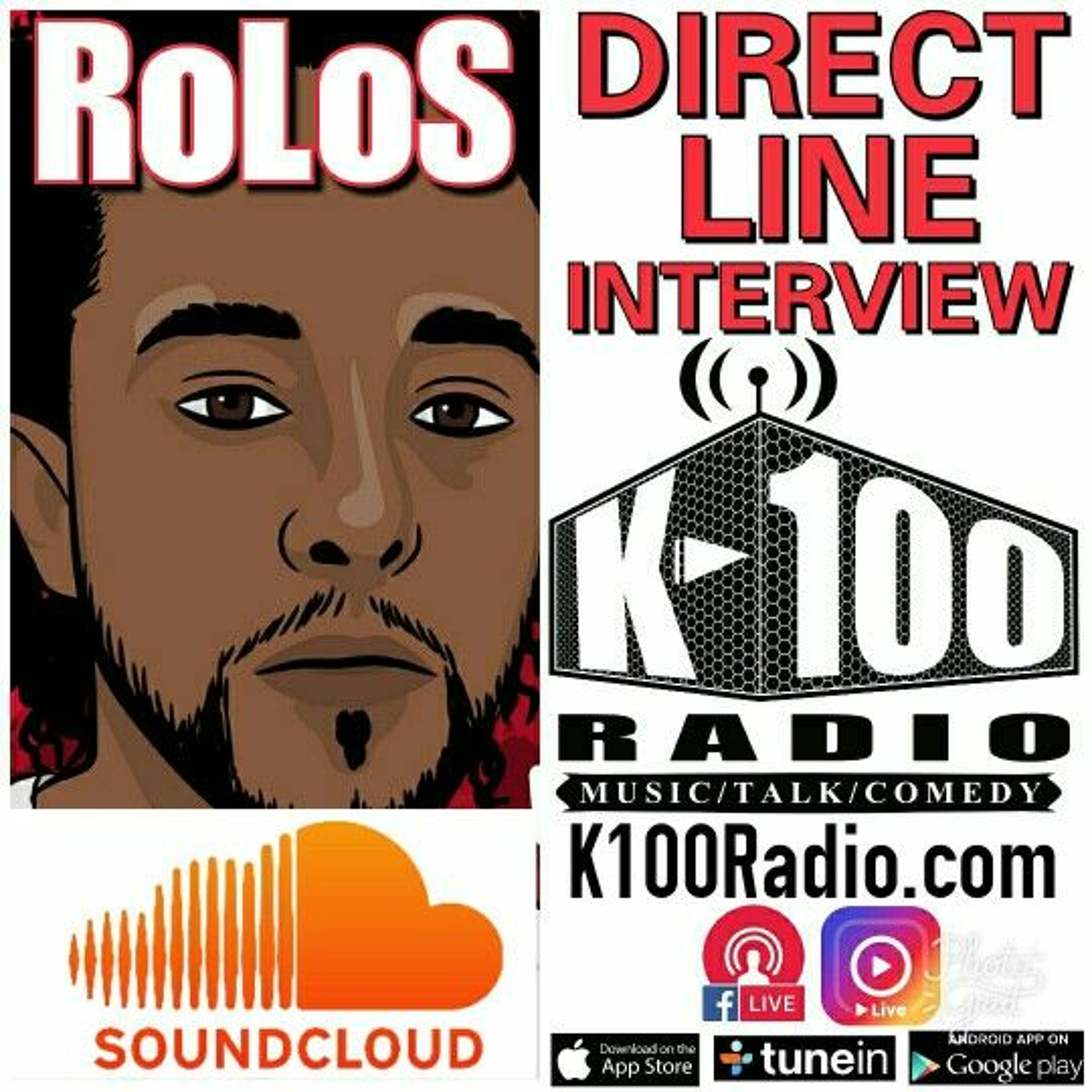 DIRECT LINE INTERVIEW with RoLoS on K-100 Radio episode artwork