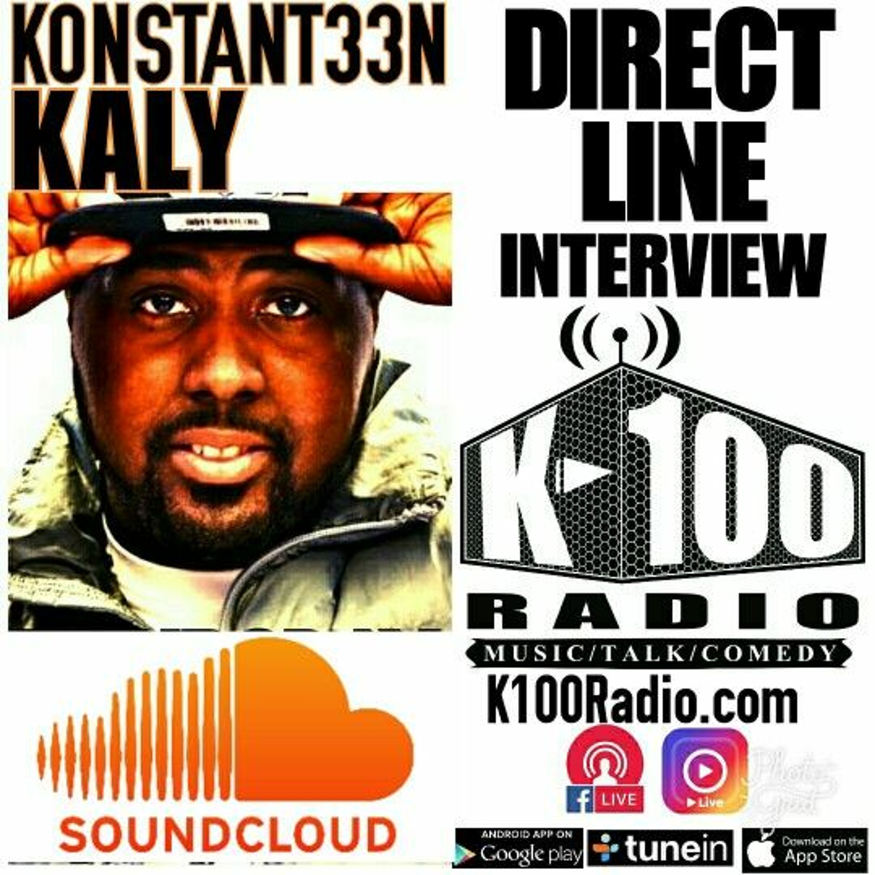 DIRECT LINE INTERVIEW with KONSTANT33N KALY on K-100 Radio episode artwork