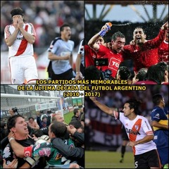 Avance: Partidos del fútbol argentino (2010/17)