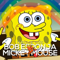 Bob Esponja VS. Mickey Mouse | Duelo de Titãs Part. Tec Plays