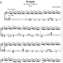 Prelude Op. 12 No. 7 Sergei Prokofiev