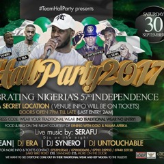 #HALLPARTY2017 CELEBRATING NIGERIA'S 57TH INDEPNDENCE OFFICIAL MIX CD