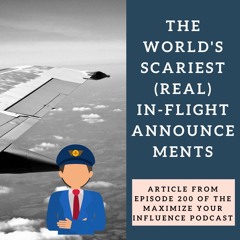 The World's Scariest (REAL) In-Flight Announcements