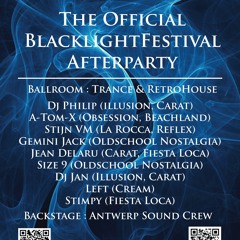DJ Jan @ OSN Blacklight Festival Afterparty - La Rocca - Aug. 2017